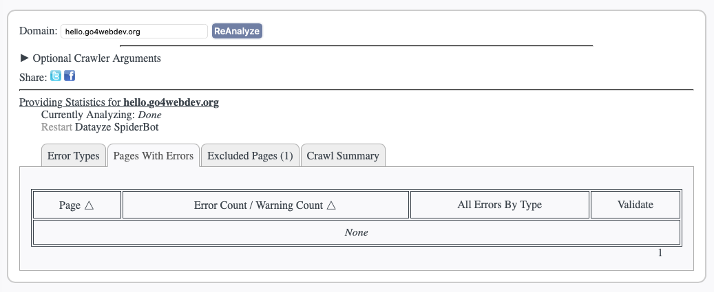 Check HTML